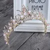 Barock Queen Bridal Tiara Crown Pink Black Stone Graduation Prom Party Bridal Wedding Luxury Hair Smycken Tillbehör 3390807