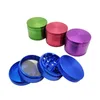 4-Layer 63mm Aluminum Alloy Metal Herbal Tobacco Cigarette Grinder - Smooth and Durable, Cigar Crusher