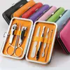 7pcs Nail Scissors Cutter Manicure Clippers Kit Stainless Steel Nail Manicure Tools Sets Nail Art Eyelash Tweezer Ear Pick Accessories