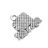 Neue Modelegierung Silber -Schriftzeichen QuotSianquot -Serie Bangel Charms DIY Accessoires für Armband Halskette Schmuck 50pcsl3590202