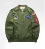 HOT Sell Bomber Jacket Flight Pilot Jackets Mens Casual Flying Coats Long Sleeve Slim Fit Clothes  Embroidery 6XL