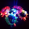 Multi colori Night Glow Stick lampeggiante braccialetto bastoncini luminosi lampeggianti Spike braccialetti Festival fai da te Led Party giocattolo per bambini ZA3379