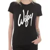 Großhandel - 2017 Neue Wifey Frauen T-Shirts Baumwolle Druck Oansatz Alien Baratas Weibliche Shirts Tops Paar Kleidung Kleidung für Frauen Top