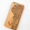 U&I ultra slim cell phone cases made of Natural Wood with Laser Engraved Pattern for IPhone 11 12 13 Pro Max