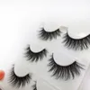 3D Mink False Eyelashes 3D15 Lashes Handmade Soft Sway Long 3 أزواج مزيفة العين الرموز الرموش 3 أزواج جمال نطاق الجمال