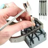 Whole-16PCs outils de montre universels professionnels Kit d'outils de réparation de montre horloger Portable dissolvant de broche marteau pince ouvreur Adju2887