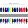 Paillettes de ongles en gros - 1 g / boîte pigment thermochromique couleur de couleur de poudre de poudre tempature gradient gel décoration 12color