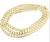 Mens Hollow 14K Yellow Gold 6 50 MM Cuban Curb Link Chain Necklace 16-30 Inches235u
