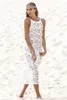Wholesale- Women Summer Maxi Dress 2017 Female Backless Bohemian Hippie Long White Beach Dress hollow out Lace Gown Rend Worldshine Frock