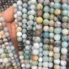 Steen losse kralen ronde vorst multicolor amazoniet natuurlijke stenen kralen 15 "2,36,8,10,12mm kraal voor diy ketting sieraden maken