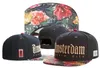 Factory hele casual hiphop snapbacks hoed bloem print rozenballetjes honkbal petten voor dames mannen street dance hiphop hats1020006