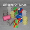 Caixas de barril de óleo de silicone Caixas de tambor Caixas não-stick para recipiente de silicone de cera Dab Recipiente com MOQ 20pcs