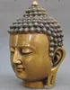 Oude Tibet Boeddhisme Fane Bronze Sakyamuni Shakyamuni Amitabha Boeddha hoofd standbeeld