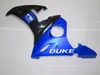 Kit carenatura personalizzato gratuito per Yamaha YZF R6 03 04 05 set carene blu nere YZF R6 2003 2004 2005 OT32