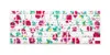Silicone Flower Decal Rainbow Keyboard Cover Keypad Skin Protector For Apple Mac Macbook Pro 13 15 17 Air 13 Retina 13 US layout