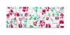 Silicone fleur décalcomanie arc-en-ciel clavier couverture clavier peau protecteur pour Apple Mac Macbook Pro 13 15 17 Air 13 Retina 13 mise en page US