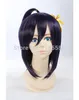 Hot !! Anime Chuunibyou demo koi ga shitai Takanashi Rikka Cosplay Wig Blue Purple Short Synthetic Wigs