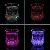 Iluminação Caneca da lente do diodo emissor de luz canecas Canecas Gaiwan Cup Glass Glass Glass Glasses Vidros de vinho Acrílico Indivição Água Abacaxi Copos