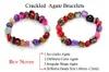 Charme Pulseiras Atacado-7 Chakra Cura Cristais Natural Stone Chips Single Strand Mulheres Ametista Jasper Ágata Lazuli Reiki Bracelets1