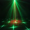 Mini 3len 24 RG mönster Laserprojektor Stegutrustning Ljus 3W Blue LED Mixing Effect DJ KTV Show Holiday Laser Stage Lighting L24RG