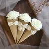 Candy Box Chocolate Container Favor Holder Boxes Wedding Party With Rose Flowers Bowknot HOLES6756188