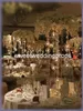 mental stand only )tall and large sliver/gold table decoration artificial flower arrangements in vases