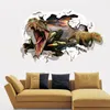 Hot 3 D Stickers Muraux En Gros Creative Chambre D'enfants Chambre Décorer Métope Dinosaure Autocollant Stickers Muraux 10 pcs IB125