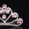 Girls Crowns With Rhinestones Wedding Jewelry Bridal Headpieces Birthday Party Performance Pageant Crystal Tiaras Wedding Accessories #BW-T018