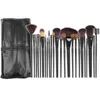 Maquiagem profissional Escovas 32 pcs conjuntos 24 pc Portátil Completa Cosméticos Make up Brushes Ferramenta Fundação Sombra Lábio escova com saco