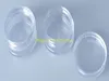 100 teile/los KOSTENLOSER VERSAND 10g Leere plastikflasche gläser behälter 10 ml transparente klare cremedose Für hautcreme nagelkunst