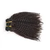 Afro Kinky Clip in Echthaar Extensions Brazilian Virgin Hair Medium Braun Günstige 120g Curly Clip ins FDSHINE HAIR