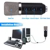 MK-F100Tl USB Kondenser Mikrofon Profesyonel Mikrofon Bilgisayar PC için Video Kayıt Karaoke Radyo Stüdyo için Mikrofon