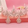 Mode fleurs cristal nouveaux cristaux mariage bijoux de mariée ensemble robe accessoires 2 pièces strass sans cou et boucles d'oreilles300O