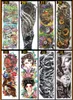 Unisex Waterproof Temporary Tattoos Stickers Body Art Fake Tattoos Sexy Full Arm Tattoo Stickers Transfer Stickers Removable 48*17 cm