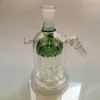 81012 Heavy Arms Tree Ash Catcher Ashcatcher Clear Green Blue Percolator för 144mm 188mm Joint Bong Water Pipes7627312