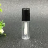 0.8ML Mini Plástico Vacío Claro Tubo de Brillo de Labios Bálsamo Labial Botella Linda Tubos de Contenedor de Brillo Cosmético Brillo de Viaje para Carga Dividida Maquillaje DIY