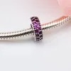 Edell Authentic 925 Sterling Silver Beads Multicolor Spacers Spacer Passar European Pandora Style Jewelbelets Necklace Birth2671