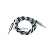 1.5M 5FT Aluminium Braided 3.5mm Stereo Auxiliary o Cable Car Extension AUX Cord Male To Male for iphone Samsung MP3 Speaker Computer5930482