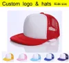 Kids Flat Brim Cap Kapita puste cukierki Kolor Baseball Hats Mężczyzna kobieta na zewnątrz czapki netto Hip-Hop Hats