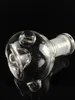 喫煙パイプ女性ジョイントクラシックタバコボウルに透明なガラス14.5 18.8mm