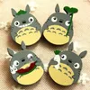 Totoro Kids Broszka 2017 Nowa Cute Cartoon Drewniane Dzieci Pin Broszki Papiernicze dzieci chłopcy Akcesoria C134