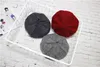 Stylish Wool Felt Beret Retro Wool Artist Beret Hats Flat Painter Caps For Women 6pcs/lot free shipping