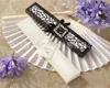 Cheap Chinese Imitating Silk Hand Fans Blank Wedding Fan For Bride Weddings Guest Gifts 50 PCS Per Package5075896