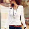 Wholesale-Brusas TOPS 2016女性Roupas Femininasプラスサイズの女性の長袖ティーレディース服レディースTシャツの女性Tシャツ