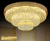 D100CM X H38CM Moderne LED K9 Cristal Plafonnier Sphère avec Télécommande Design Plafonnier Luminaire Pour Salon Hall LLFA