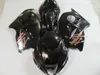 ABS Plastmakare för SUZUKI GSXR1300 96 97 98 99 00 01-07 Glansiga svarta Fairings Set GSXR1300 1996-2007 OT19