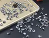 10000 pièces 4mm jaune acrylique diamant confettis Table de fête de mariage disperse décoration en cristal