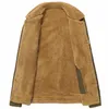 Winter bommenwerper mannen luchtmacht pilot ma1 jas warm mannelijk bontkraag leger jas tactische heren jas plus size