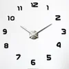 Heißer Verkauf 3D DIY Wanduhr Moderne Design Saat Reloj De Pared Metall Kunst Uhr Wohnzimmer Acryl Spiegel Uhr horloge Murale