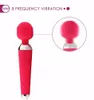 Vibromasseur Puissant Couper Clit orale pour les femmes 15 Speed ​​USB AV rechargeable Baguette magique Vibrator Massager Adult Sex Toys pour Femme CP-V-021